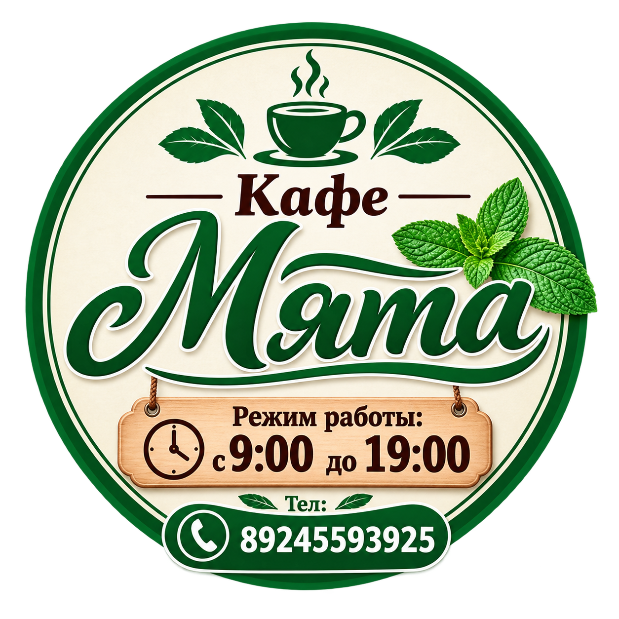 Кафе Мята — режим работы и телефон